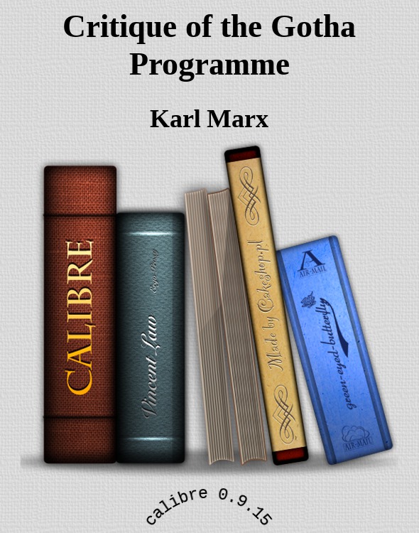 Critique of the Gotha Programme
