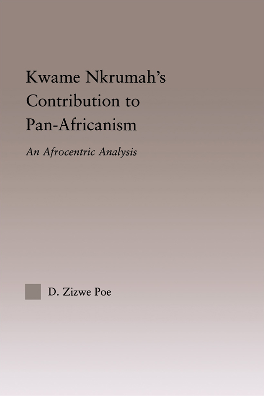 Kwame Nkrumah's Contribution to Pan-African Agency